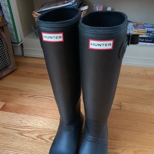Hunter Woman’s Original Tall Rain boots- Black
